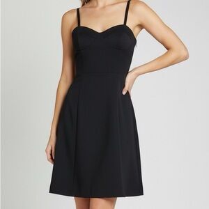 🖤 Banana Republic Sweetheart A-Line Dress – Size 6 Black Stretch Sleeveless LBD
